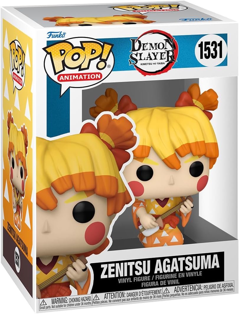 Pop! Animation: Demon Slayer - Zenitsu Agatsuma - (Kimono) - Collectable Vinyl Figure - Gift Idea - Official Merchandise - Toys for Kids & Adults - Anime Fans - Model Figure for Collectors