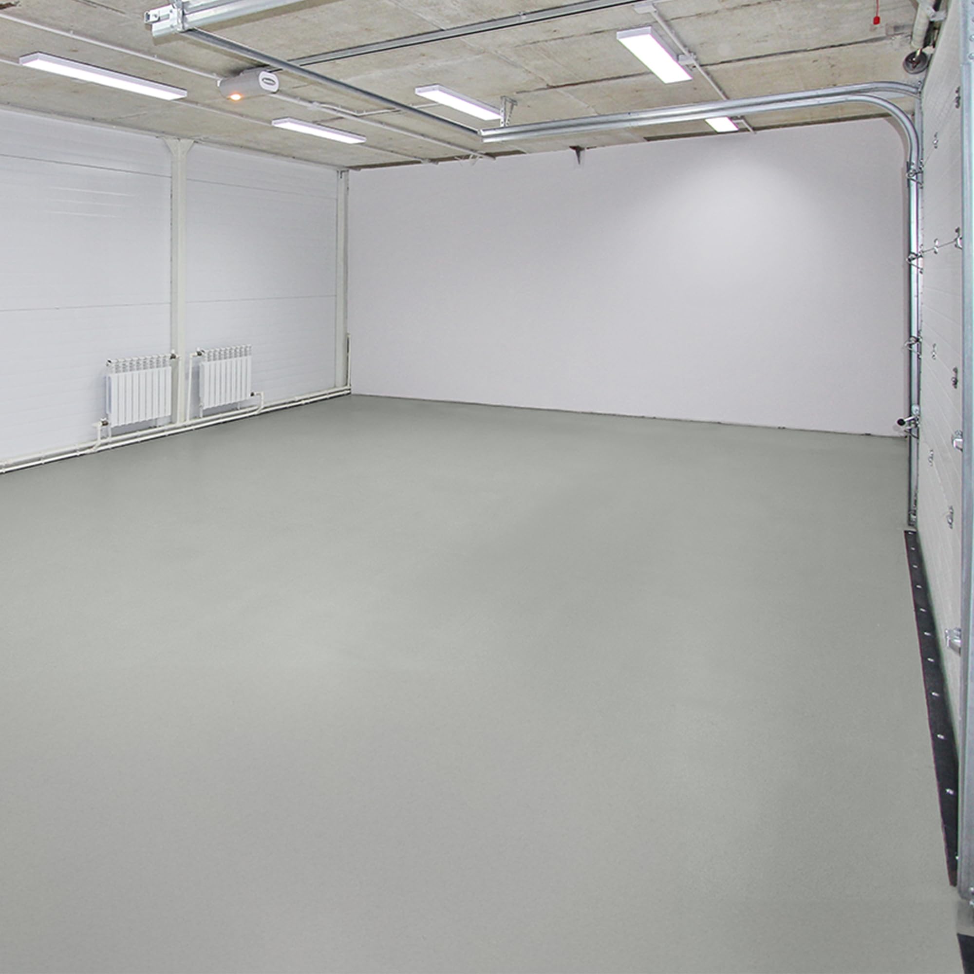 EPODEX 2K Betonfarbe, Bodenfarbe - 6kg - Lichtgrau | 2K Epoxidharz Bodenbeschichtung, Garagenbodenbeschichtung, Keller, Garage, Werkstatt, wasserfest, Innen-15m² für 2 Anstriche