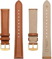 Bisonstrap Elegáns Bőr Óraszíj Gyorskioldással - Férfi és Női Órákhoz - 12-20 mm Méretben Kompatibilis Órafülekkel 3