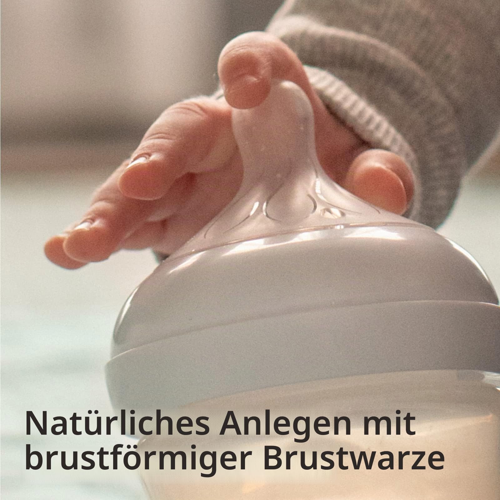 Philips Avent Flasche Natural mit Responsivschnuller 125ml, 2 Stück