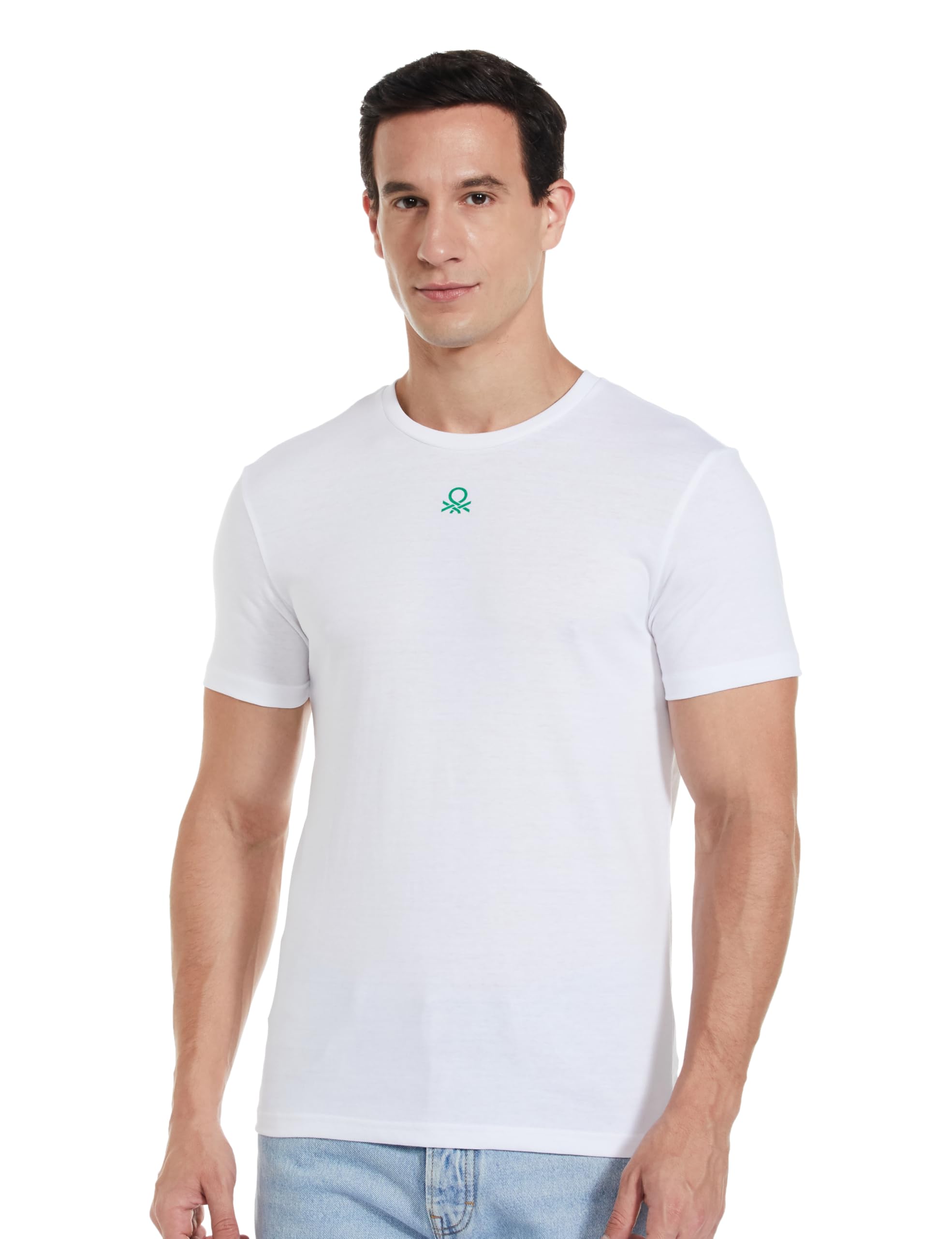 united colors of benetton Men's Solid Regular Fit T-Shirt-picture-43