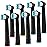Replacement Toothbrush Heads Compatible with Oral B Braun,Professional Electric Brush Heads for Oral B Replacement Heads Refill Pro 500/1000/5000/7000/7500/8000