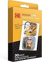 Vista 7 de KODAK - Papel fotográfico prémium de 5 x 7,6 cm (100 hojas) compatible con cámaras e impresoras PRINTOMATIC, Smile y Step (el embalaje puede variar)