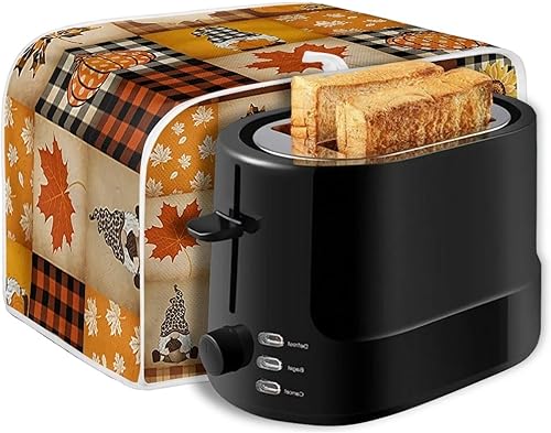 Miniatura 5 de UNICEU Cubierta acolchada para tostadoras de 4 rebanadas de cachorro de Navidad, a prueba de polvo, cubierta para hacer pan, cubierta antipolvo para