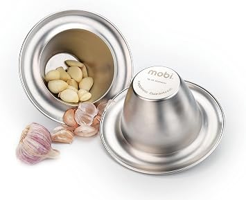 Mobi 18/10 Stainless Steel Shake n Peel Garlic Skin Remover