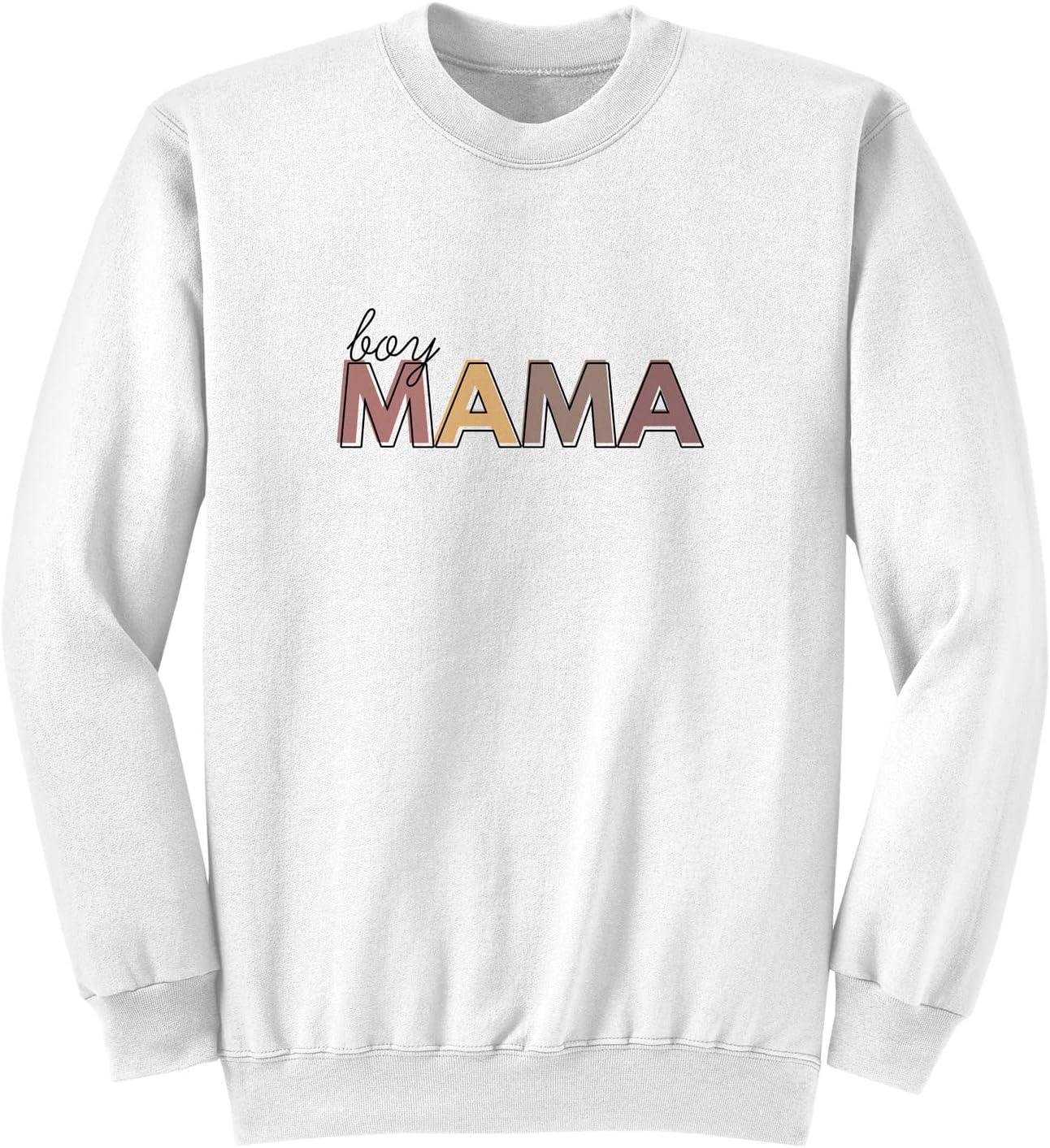 GotPrint Unisex Boy Mama Printed Sweatshirt | Mothers Day Pullover for Mom, Birthday Gift | Cute Graphic Novelty Sweater