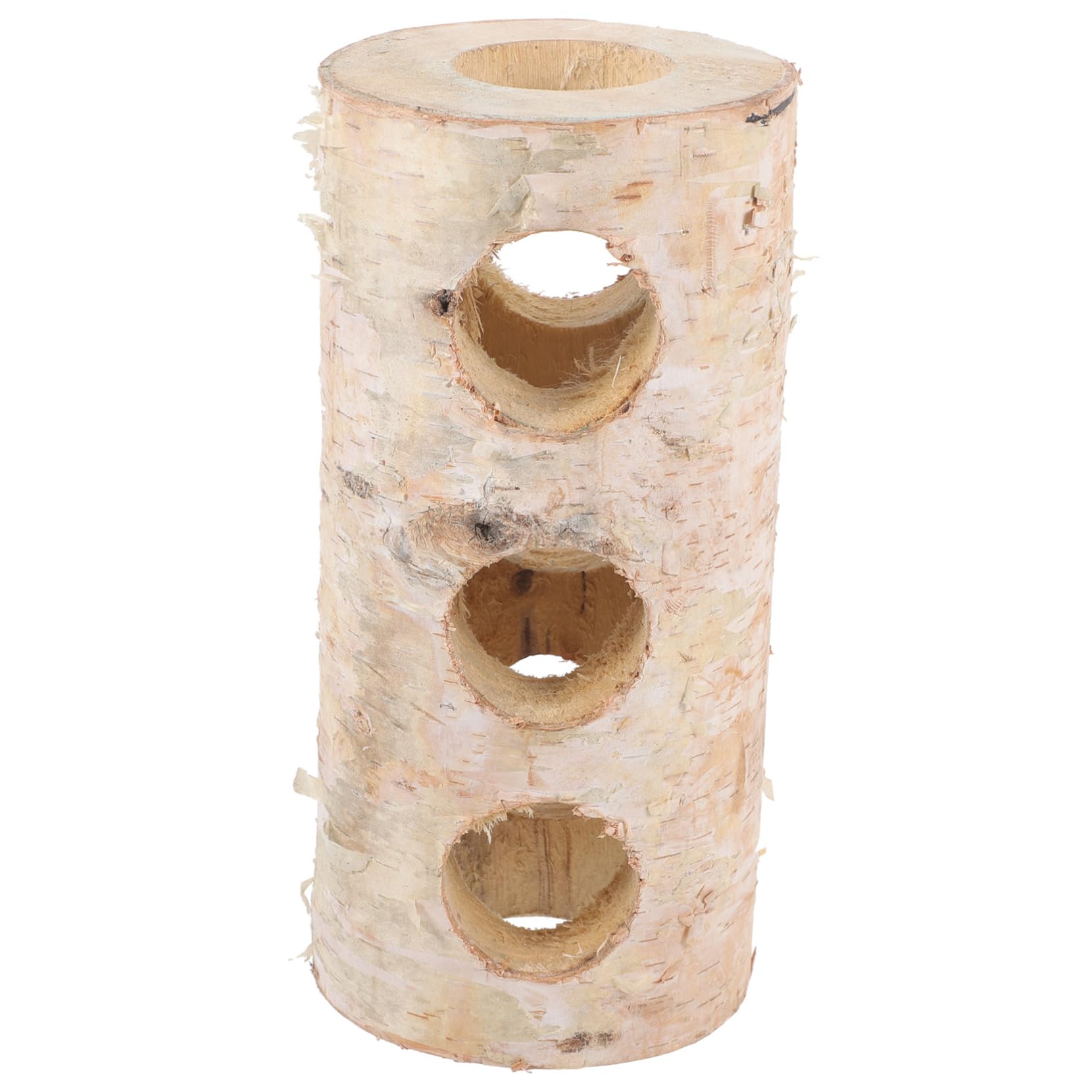 ABOOFAN Tunnel in Legno Per Criceti Nascondiglio Per Topi Giocattolo Per Piccoli Animali Grotta Di Legno Sicura Per Gabbia Riparo Extra Per Animali Domestici