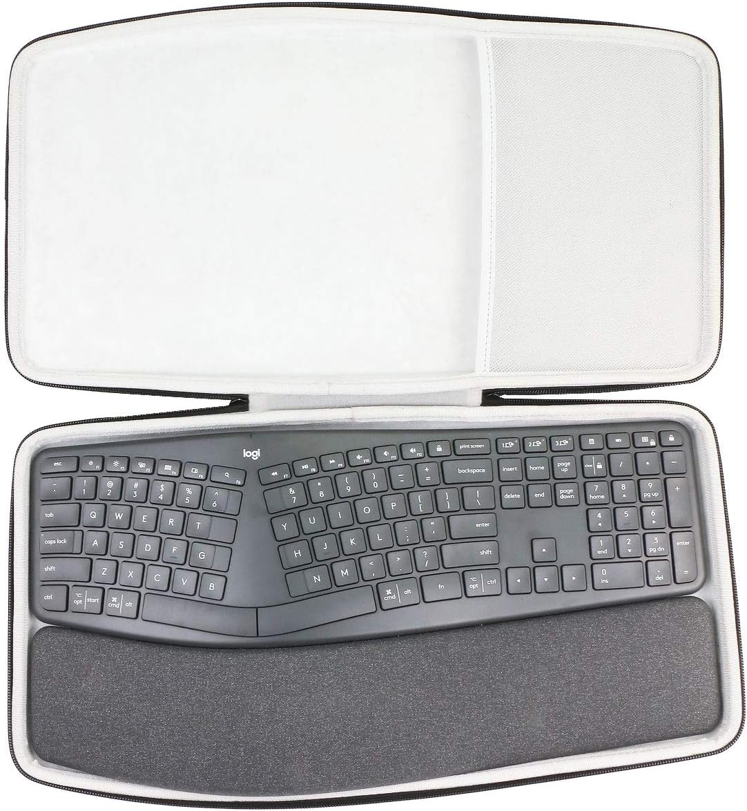 Hard Travel Case Replacement for Logitech Ergo K860 Wireless Ergonomic Keyboard