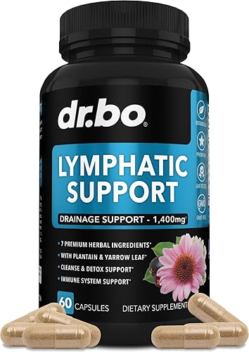 Lymphatic Drainage Supplements Pills - Lymphatic Support Total Herbal Cleanse