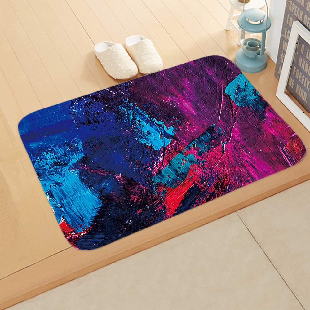 Tapis de couloir lavable multicolore pour dynamiser l'entrée de votre maison