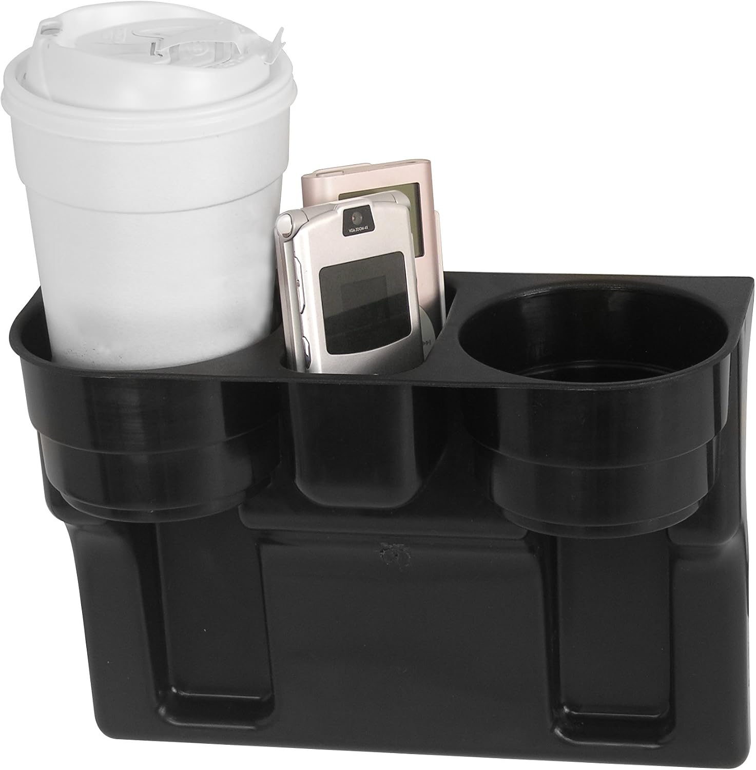 Custom Accessories Black Seat Wedge Cup Holder
