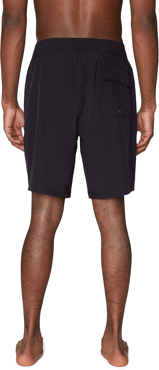 Spyder Men's Swim Trunks, Stretch, Quick-Dry, 9” Inseam Board Shorts, UPF+, Pockets, Brief Liner - Image 3
