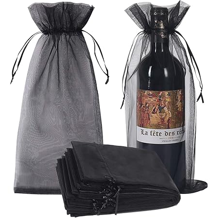 organza wine bottle bags