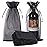 HRX Package 30pcs Black Organza Wine Bags, Sheer Mesh Bottle Gift Pouches Wine Covers Dresses with Drawstring for Halloween