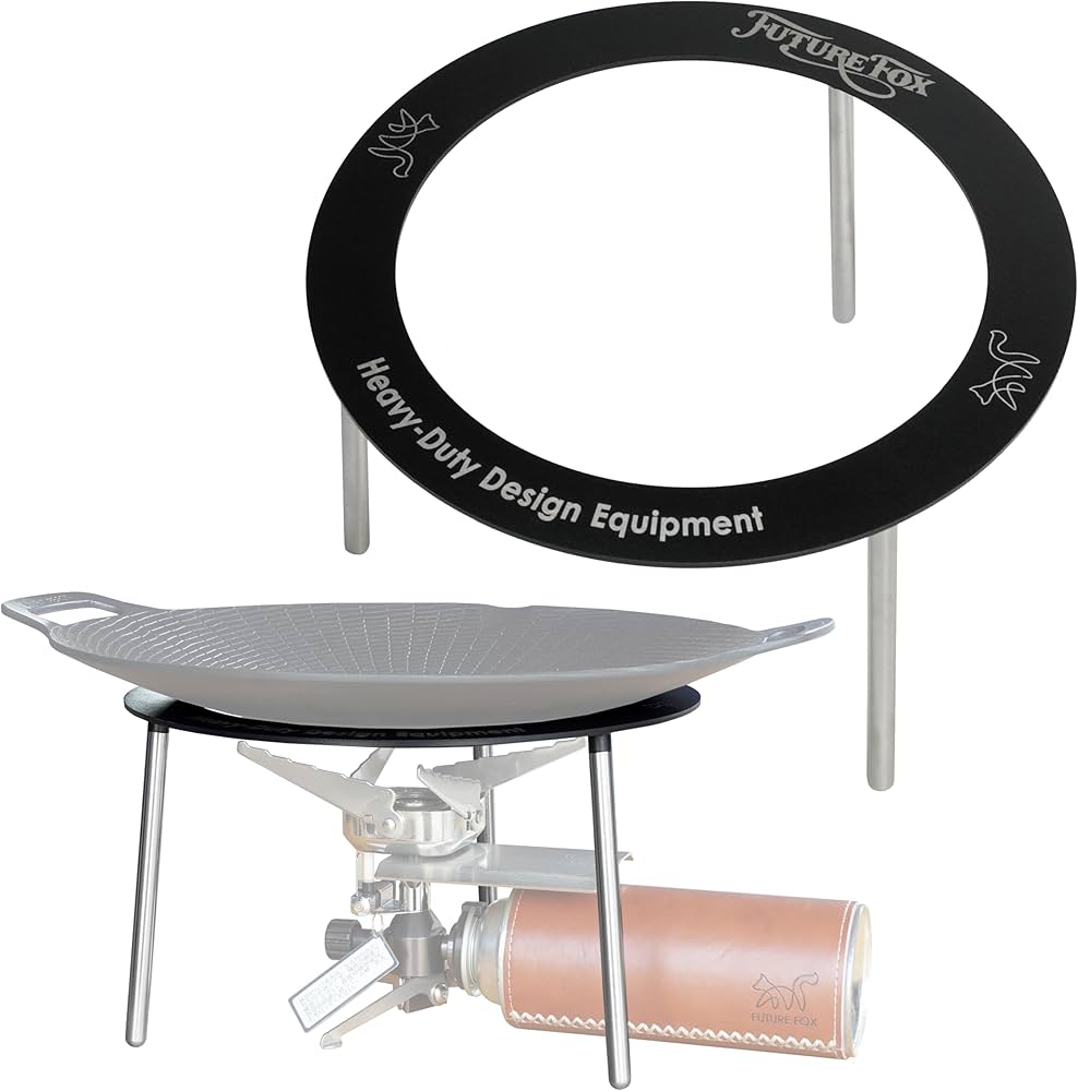 【新品】FUTURE FOX マルチグリドル、スタンドセット Amazon | FUTUREFOX マルチグリドル 専用 スタンド 五徳 組立式