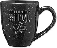 Vista 81 de Rico Industries NFL Football #1 Dad 16 oz Team Color Laser Engraved Ceramic Coffee Mug