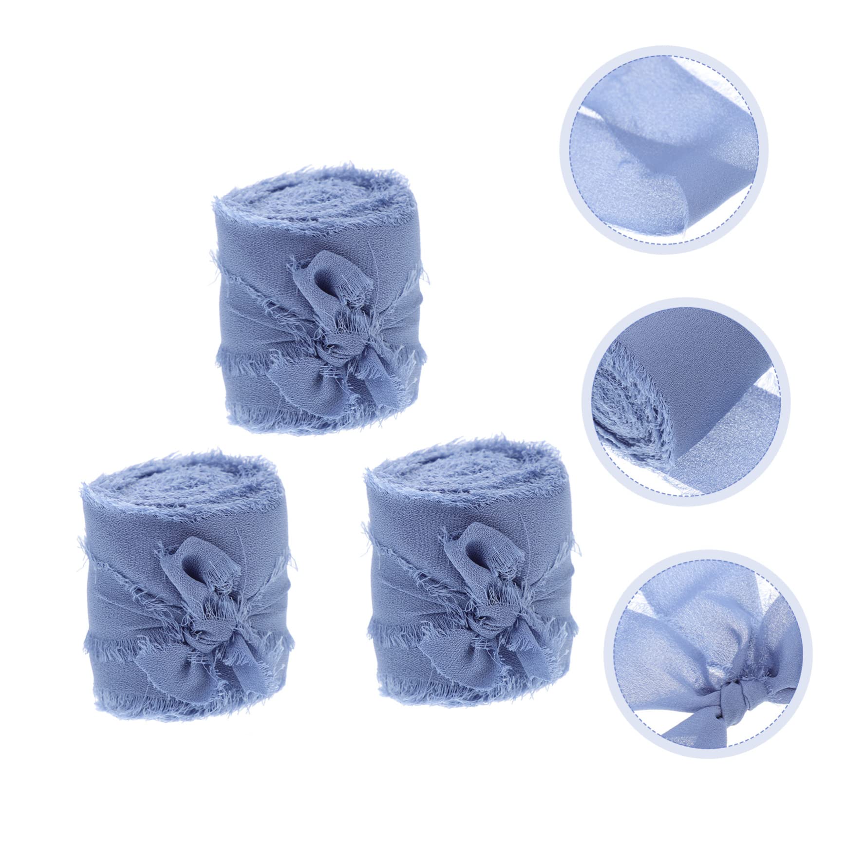 VILLCASE 12stücke Teiliges Fransenband Aus Chiffon Yards Pro Für Hochzeitsdekoration Blumensträuße Und Geschenkverpackungen