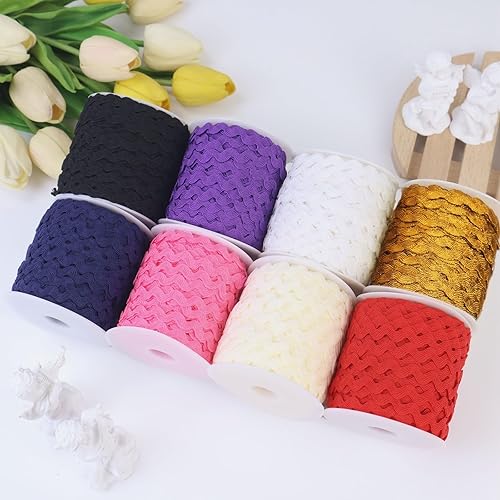 Miniatura 4 de Rick Rack - Cinta de encaje de 40 yardas para coser ropa, envoltura de regalos, decoración de fiesta en el hogar