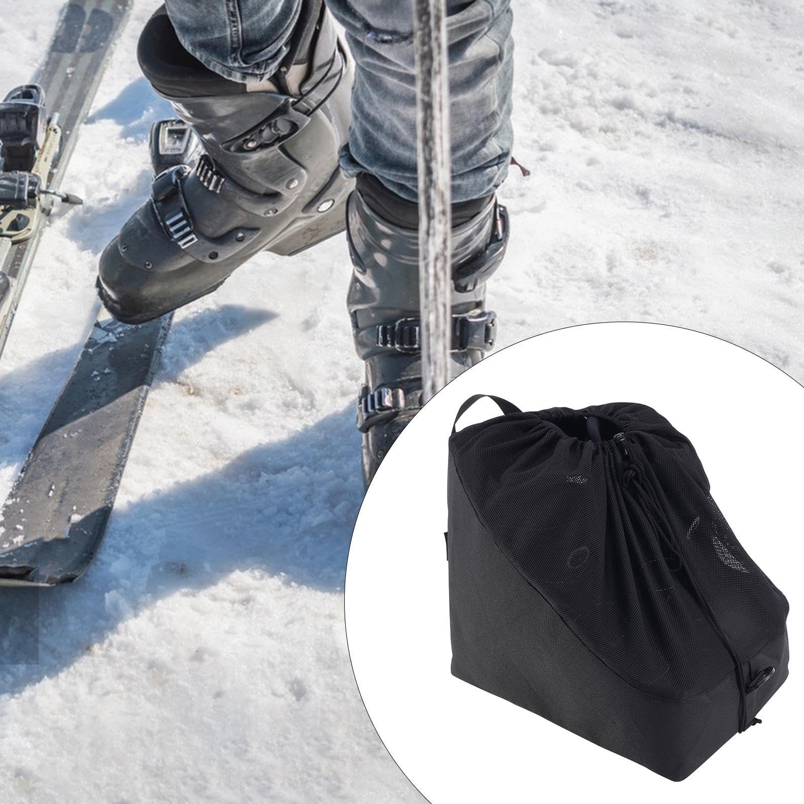 Torby na buty narciarskie Torba podróżna na buty narciarskie, nylonowa, do przechowywania butów, snowboardu i garderoby torba bagażowa