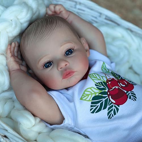 Miniatura 3 de CHAREX Muñecas de bebé Reborn realistas muñecas recién nacidas de 18 pulgadas, bebé recién nacido realista, bebé real con peso suave, bebé de la
