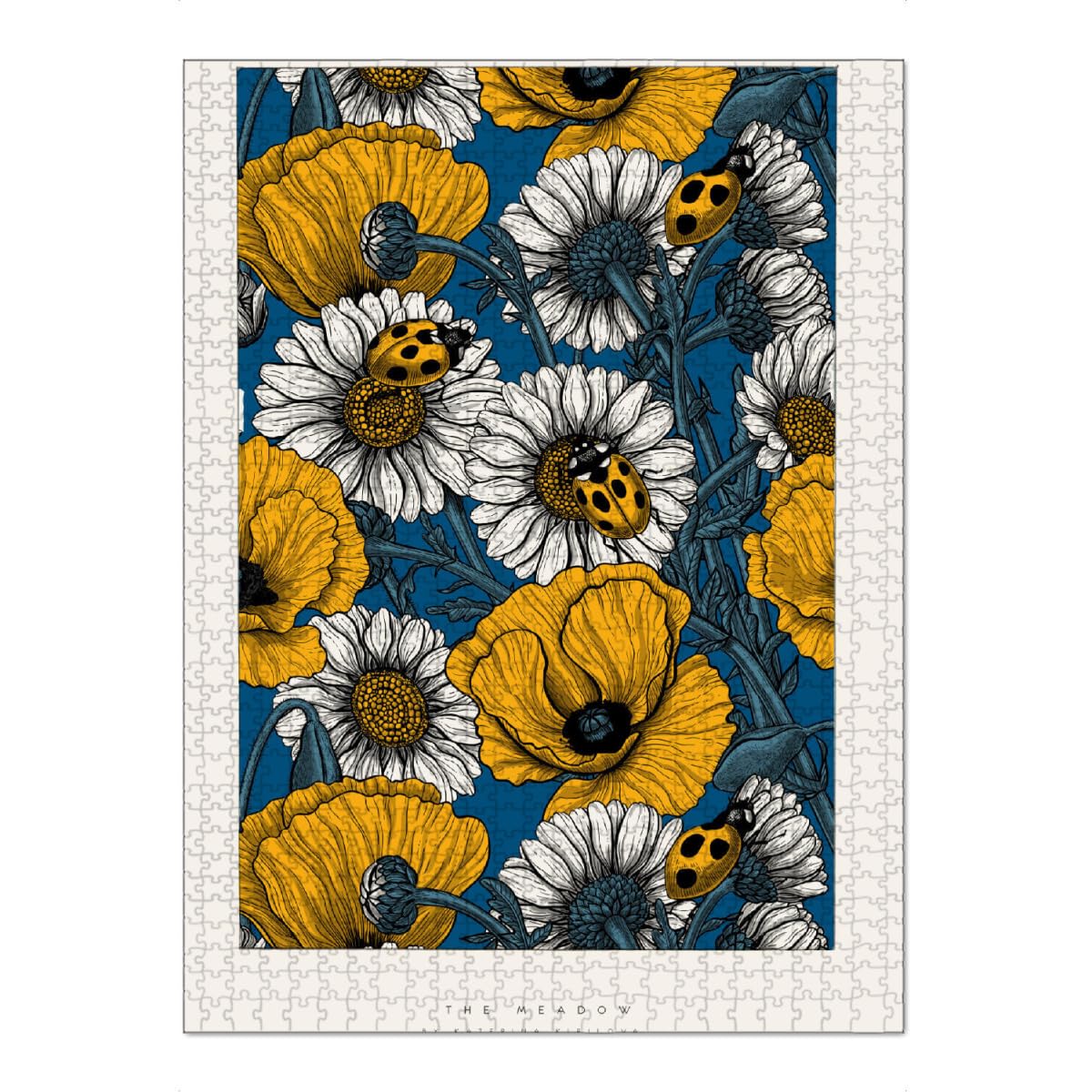 artboxONE-Puzzle XXL (1500 Teile) Natur Kirilova - Die Wiese - Puzzle Blume blüte botanik