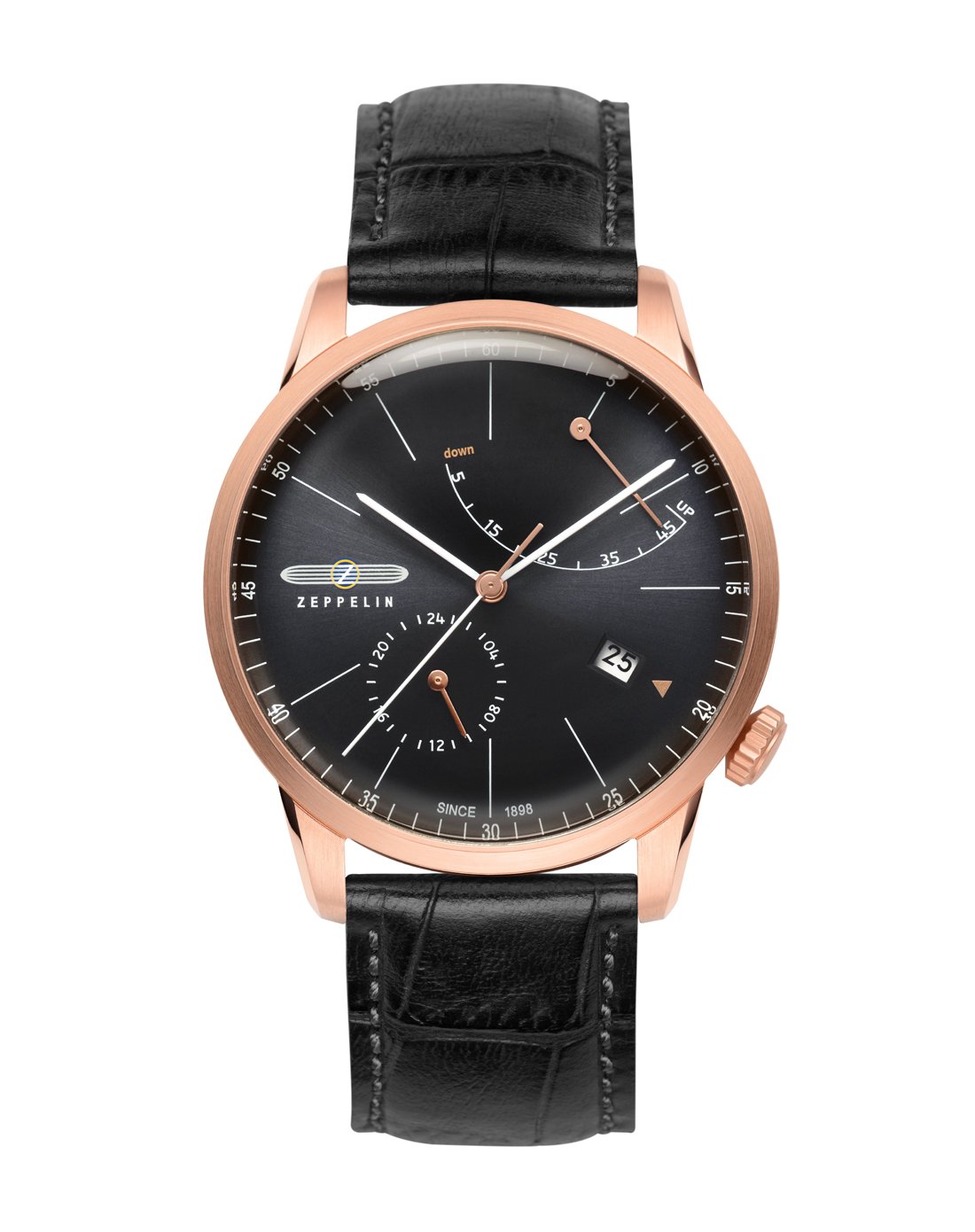 Graf Zeppelin LZ129 Flatline Automatic Watch with Power Reserve 7368-2