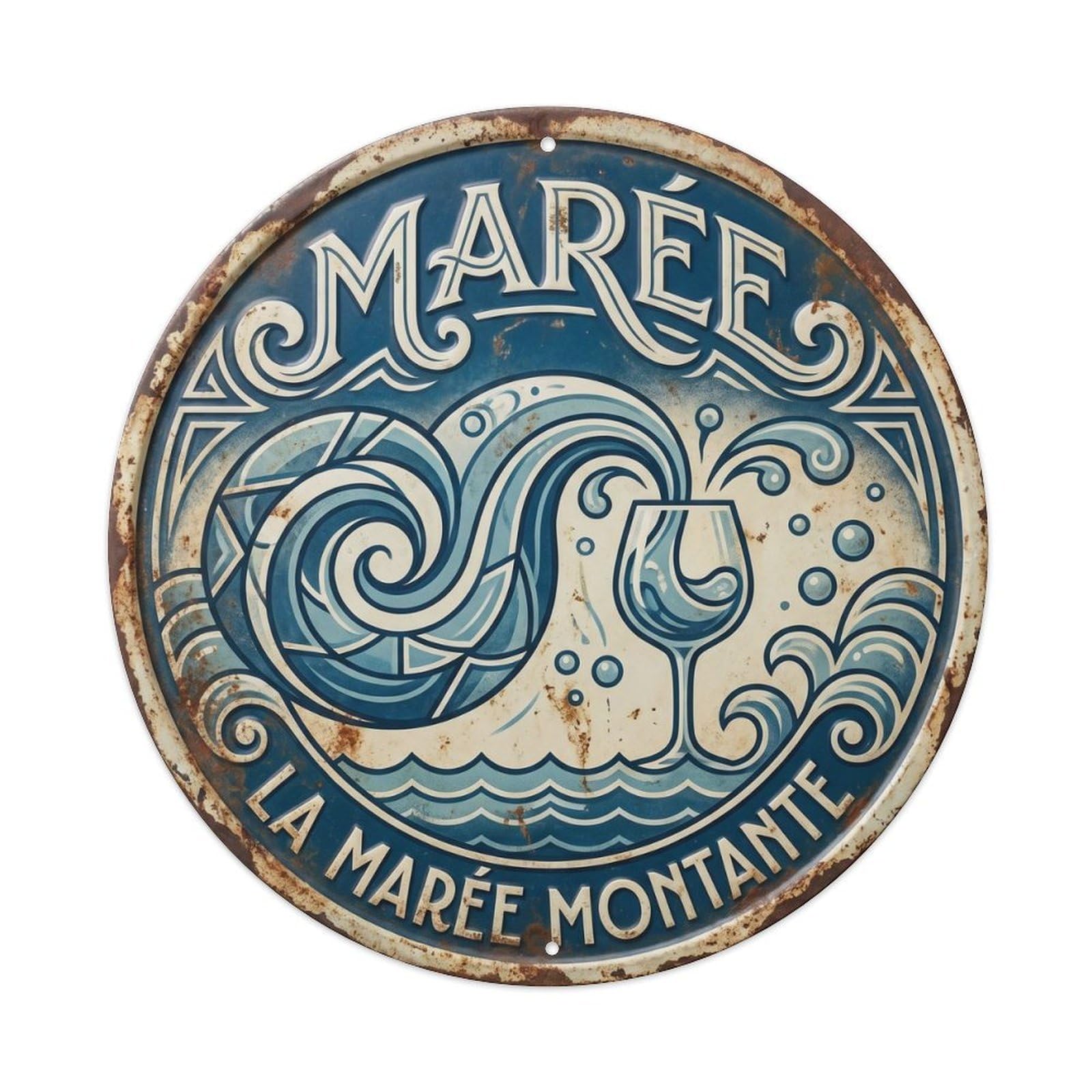 Tide Humorous Mancave Tide Metal Tin Sign