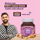 Nutty Village Dark Chocolate Peanut Butter Crunchy 325g with 24g Protein - No Refined Sugar and No Palm oil - Vegan and Gluten free - Healthy Spread for Breakfast - 325G Peanut butter gallery image