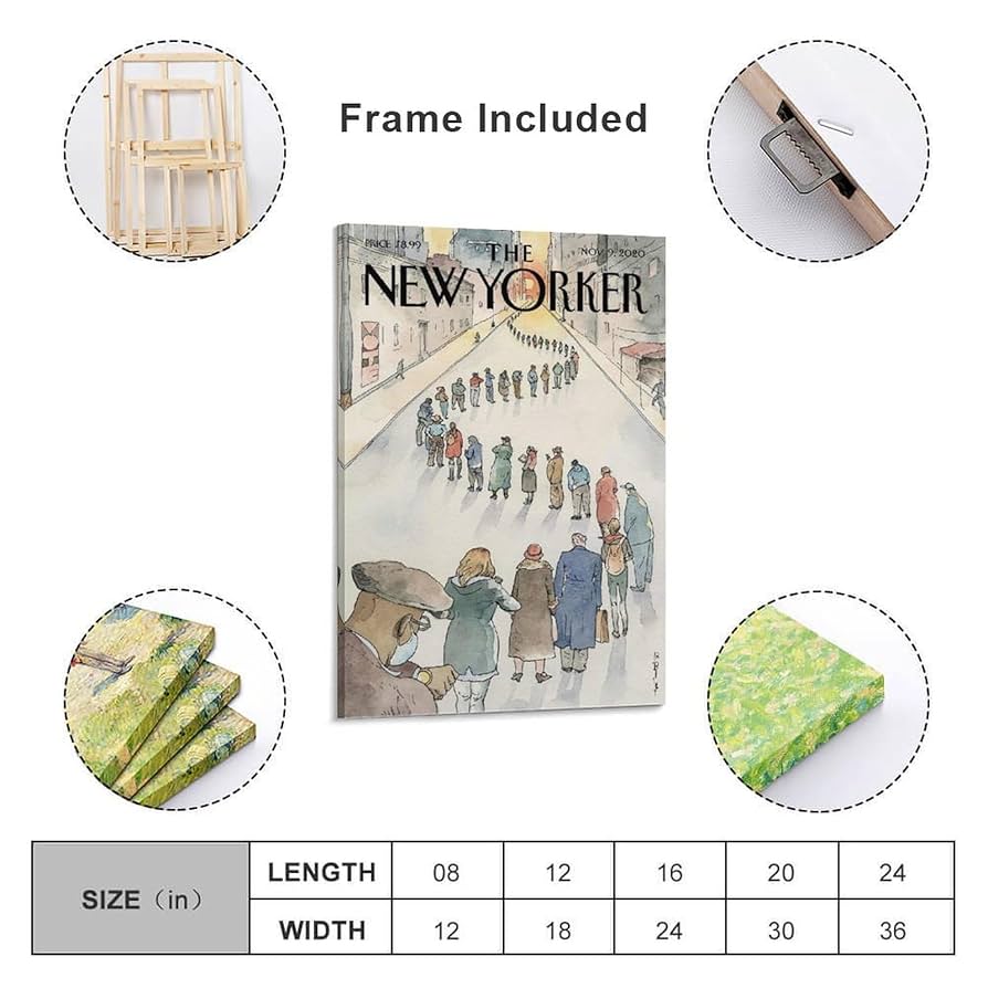 Amazon.co.jp: ニューヨーカーポスター雑誌表紙 ヴィンテージ