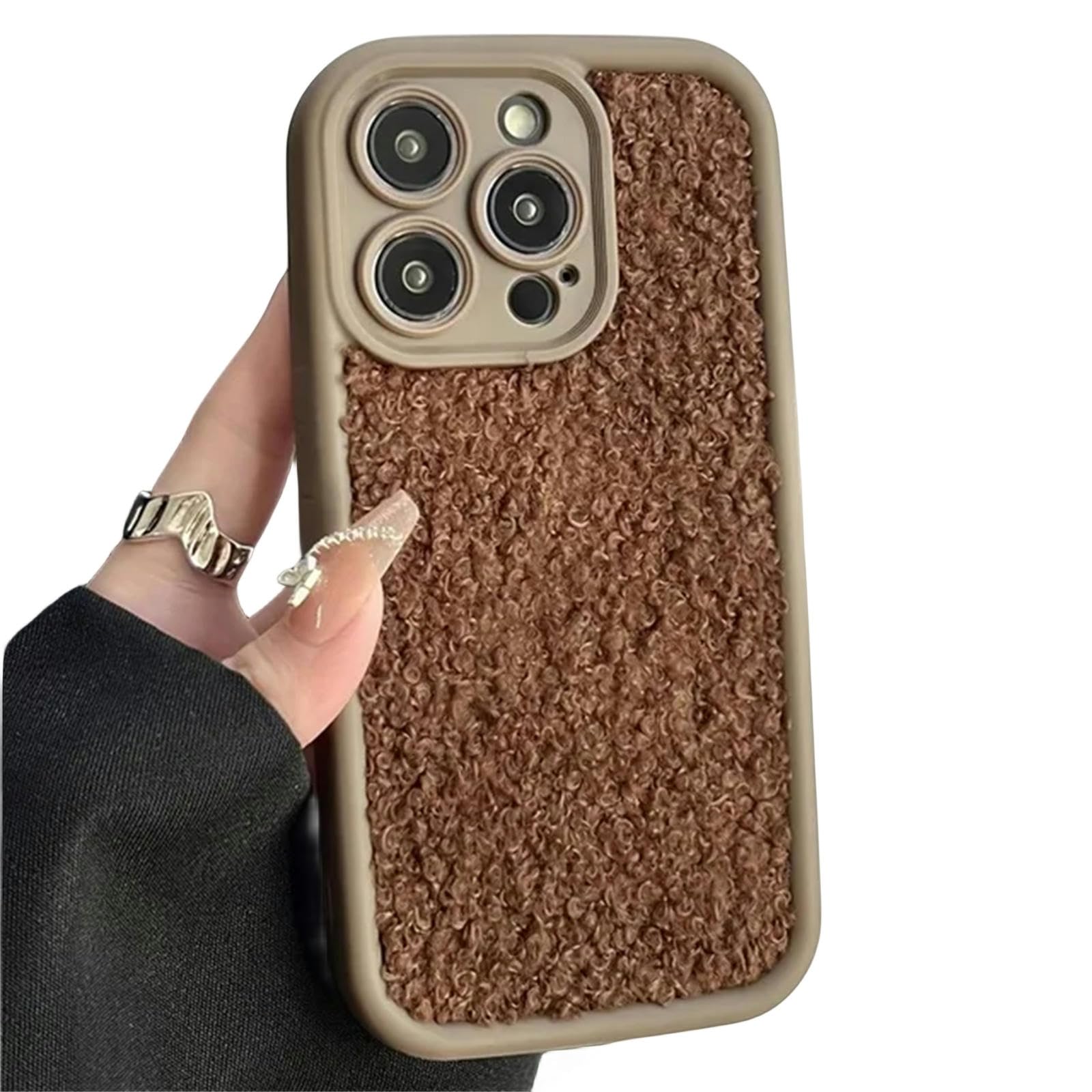 Housse de téléphone complète antichoc résout les écrans brisés coque peluche iPhone 14 Plus