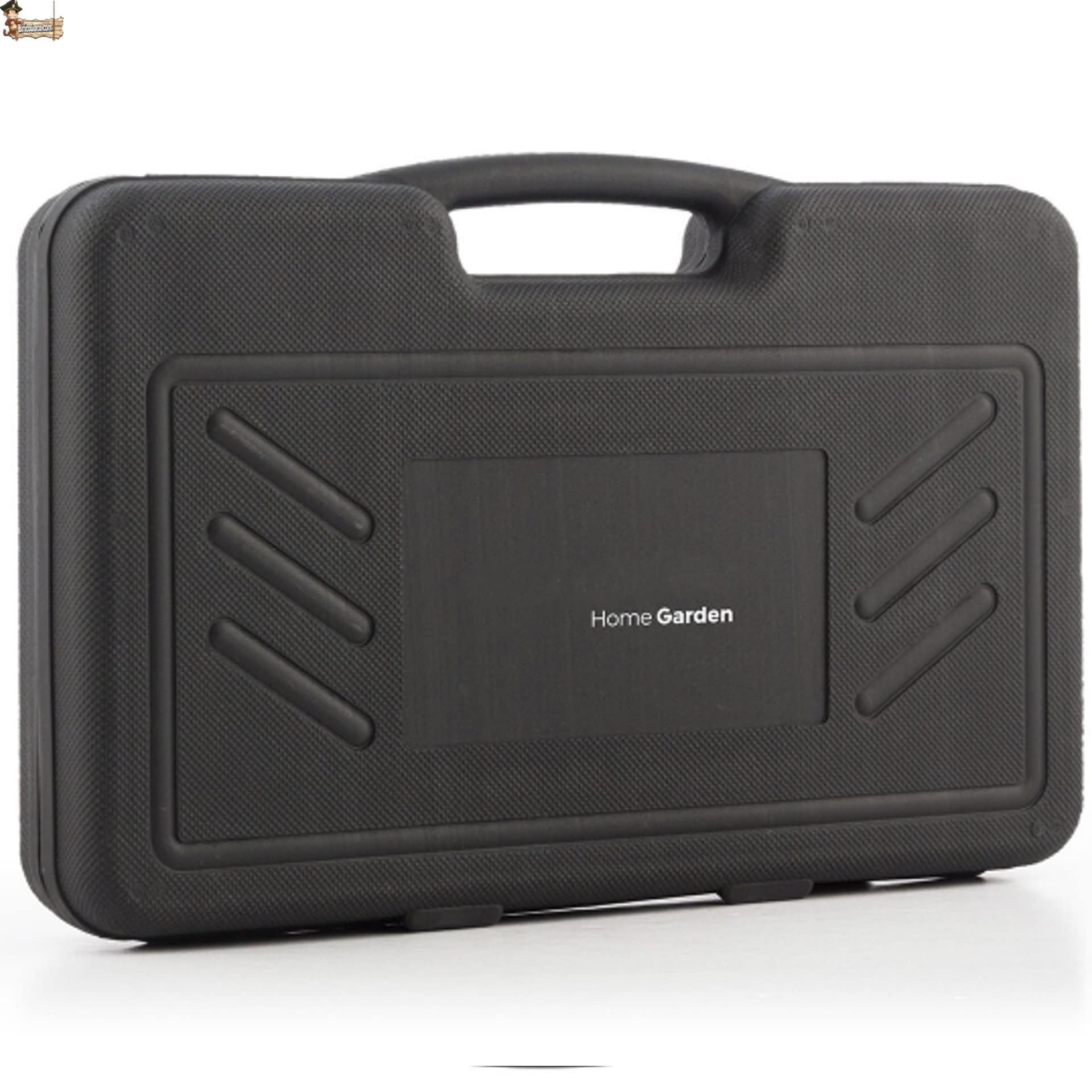 BricoLoco.com Kit Utensili Accessori Barbecue Set Barbecue in valigetta di 18 Utensili in Legno e Acciaio Inox Spazzola, Pinze, Forchetta, Coltello, Spiedino, Pennello e Spatola