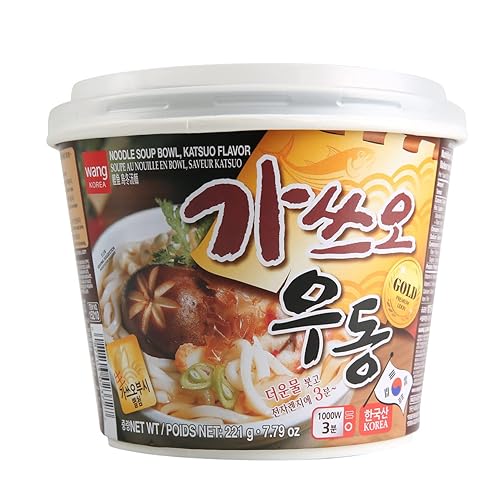 Miniatura 4 de Wang Katsuo Udon Bowl and Wang Jjajang - Fideos de frijoles negros dulces y salados, paquete de 6