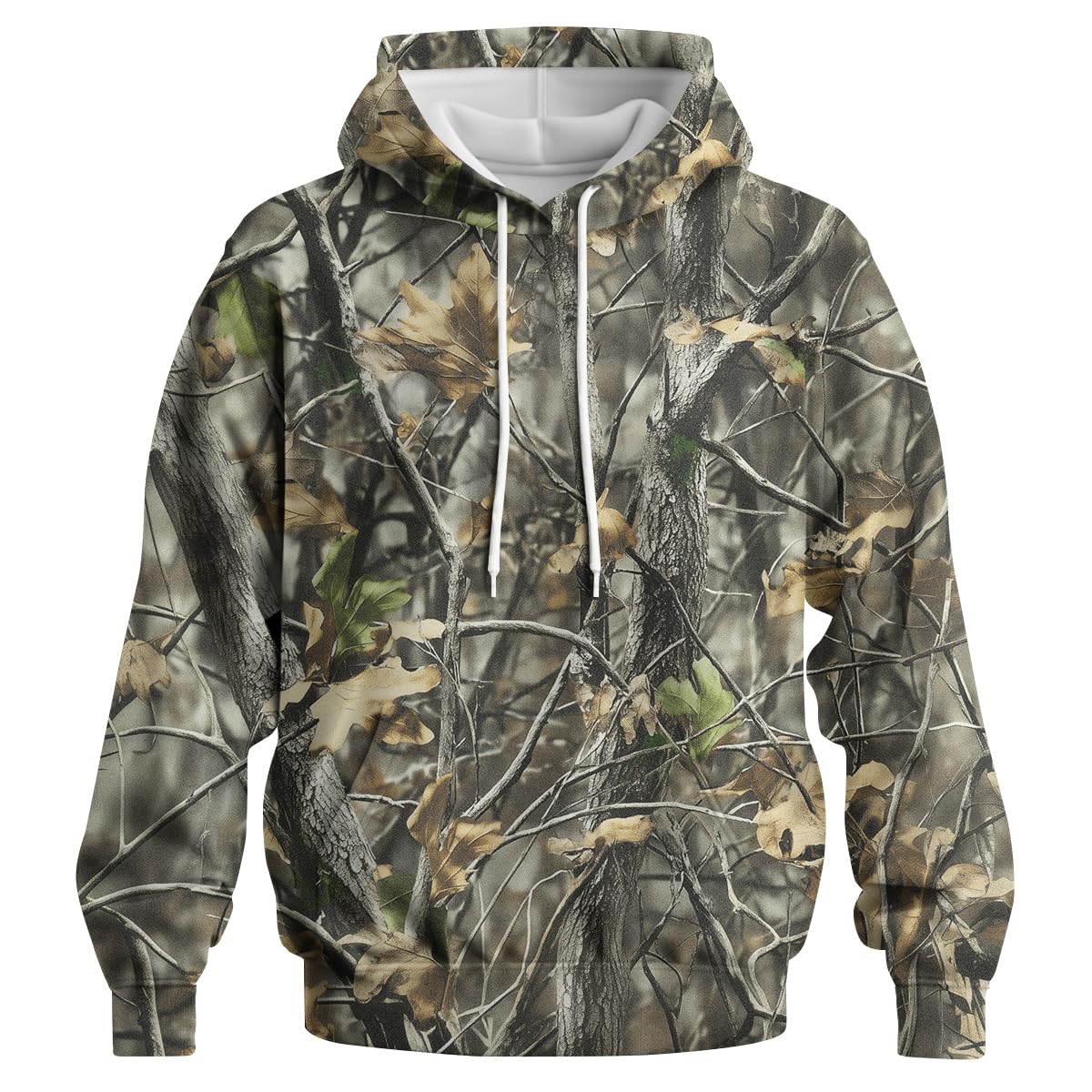 CZLBTFTP Men's Hunting Camo Long Sleeve Hoodie Sweatshirt
