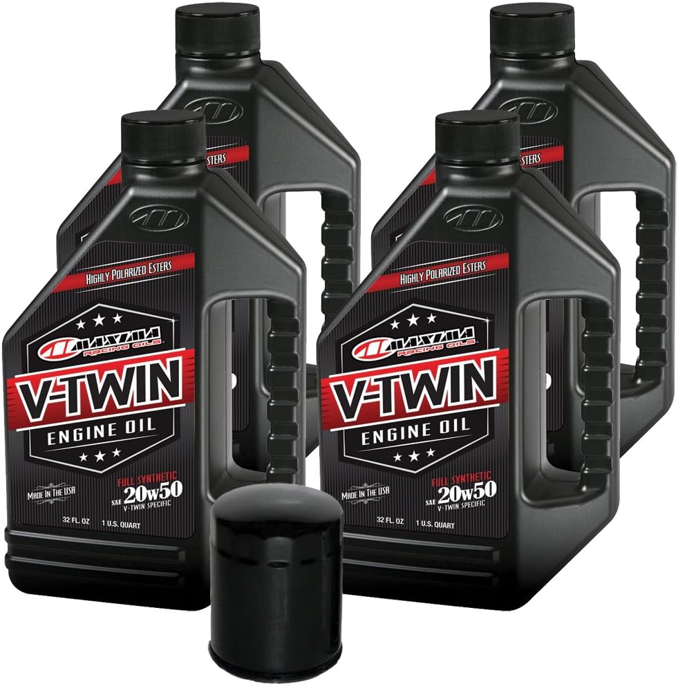 VTEOCK10 Full Synthetic Engine Oil Change Kit for Harley Davidson Sportster V-Twin