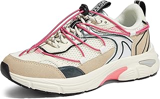 LUCKY STEP Chaussures de Sport Femme à Plateforme, en Mesh à Lacet Réglable, pour Le Running, la Gym, Le Travail et Un Style de Vie Sportif et Tendance