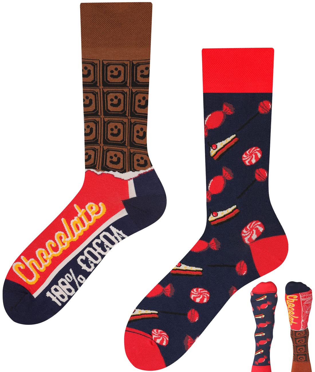 TODO Colours Lustige Socken mit Motiv - Mehrfarbige, Bunte, Verrückte für die Lebensfreude