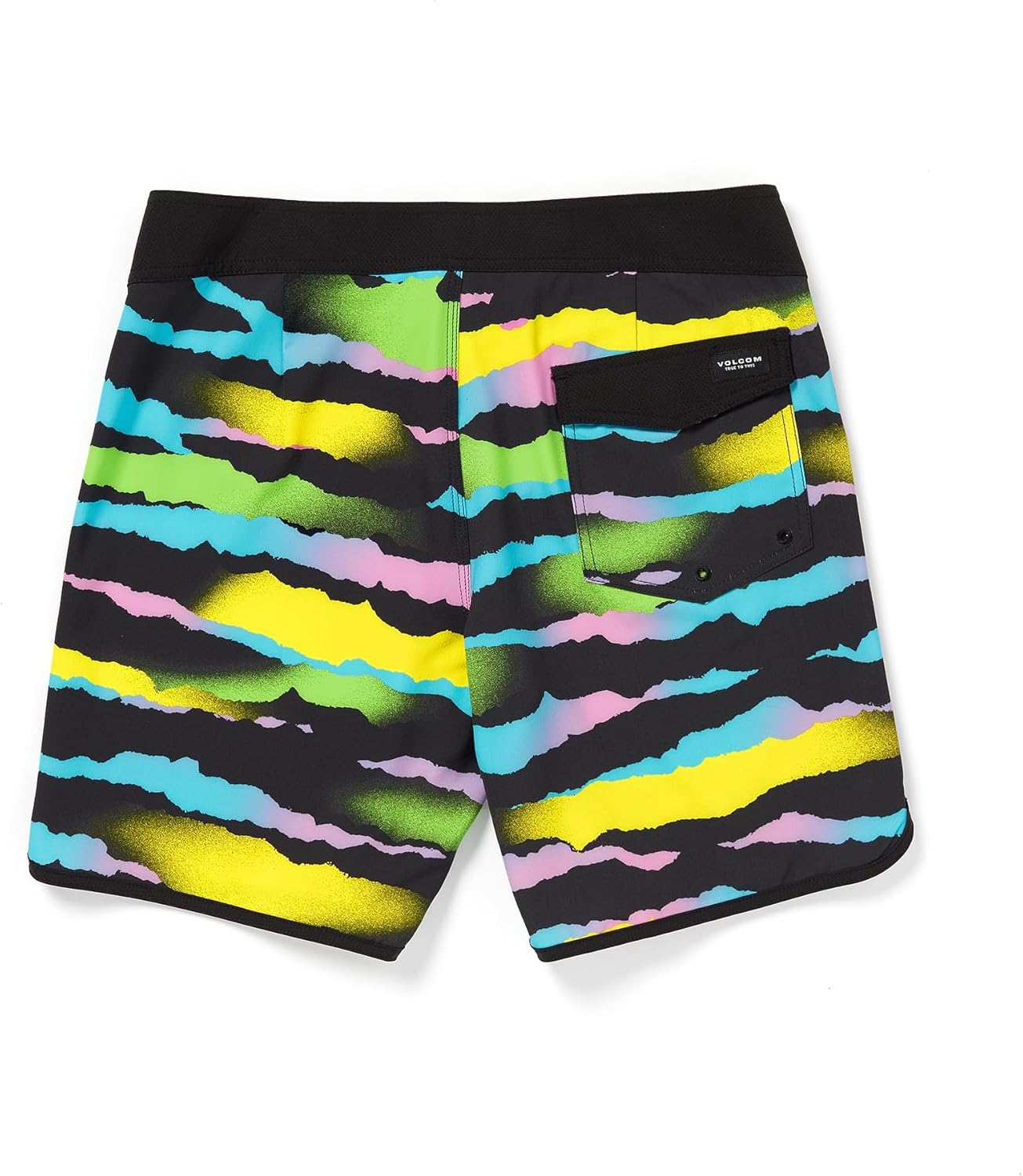Volcom Men's Zebra Shield Scallop Mod-Tech Boardshorts