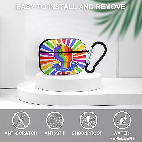 Miniatura 3 de Gay, transexual, besties, arco iris, orgullo, colorido, amor, sé quien eres, LGBTQ, compatible con AirPods 3, AirPods Pro 2nd Funda protectora