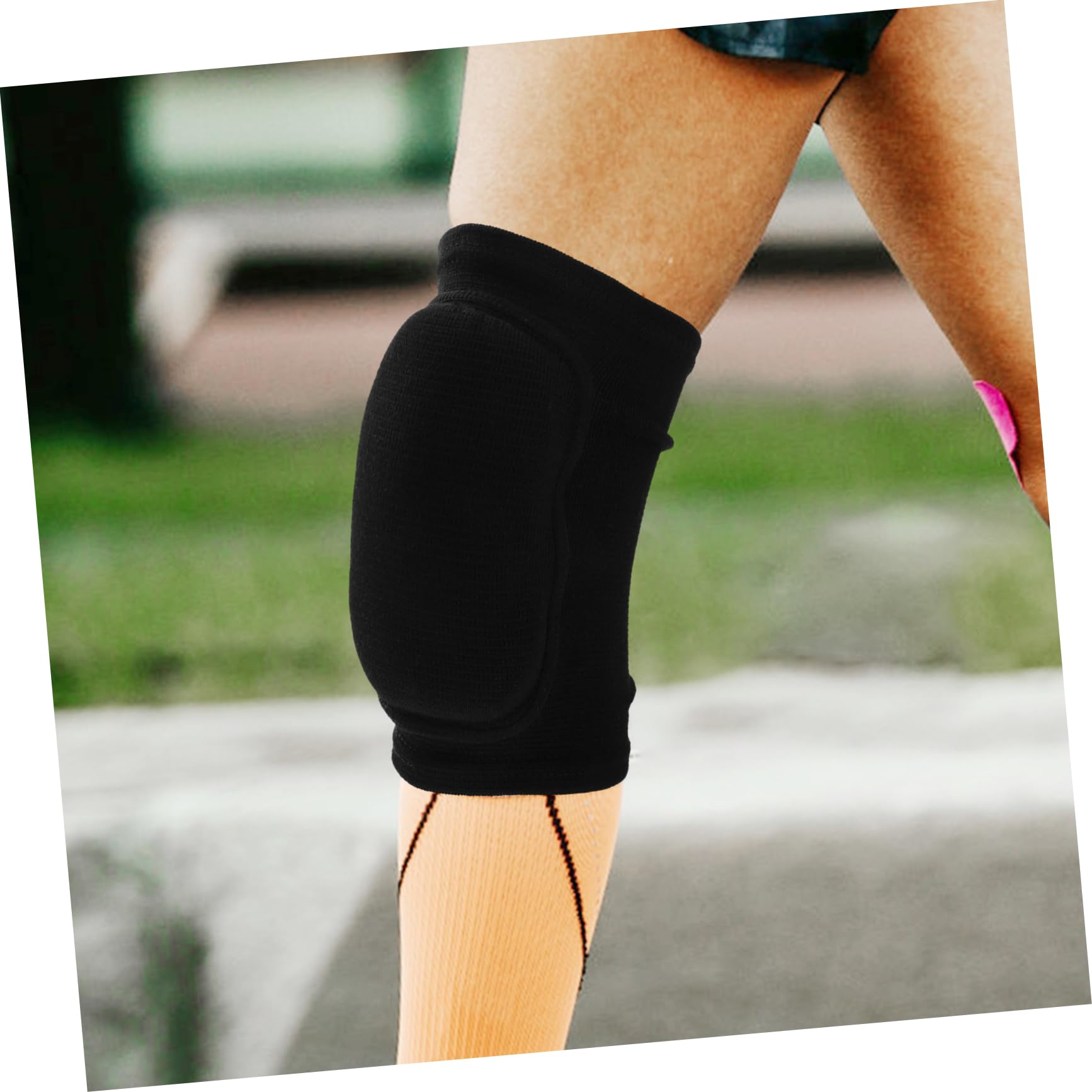 WHAMVOX 1 Pair Knee Brace Support Patella Knee Brace for Adults Compression Sleeve for Running Hiking Comfortable Yoga Sleeve