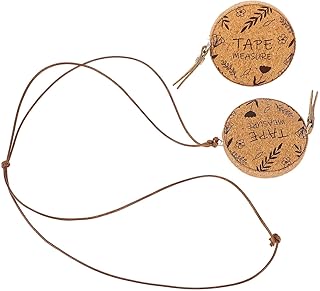 1.5m Soft Tape Measure, Accurate Scale, Long Lasting Retractable Measuring Tape for Sewing, Body Measurement, Garment Making with Soft Wood Material, Wax Cord Material