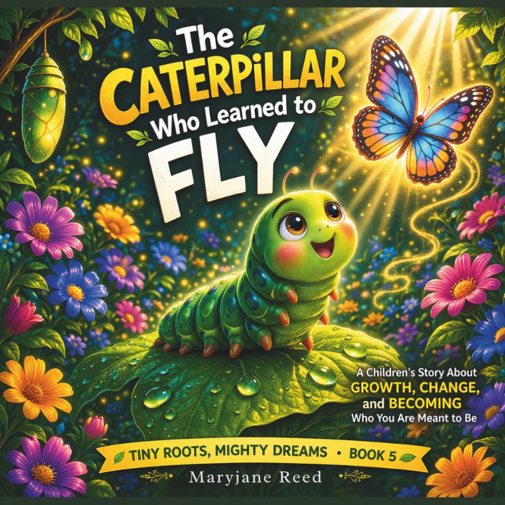 The Caterpillar Who Learned to Fly: A Children’s Story About Change, Growth, and becoming who you are meant to be (Tiny Roots, Mighty Dreams)