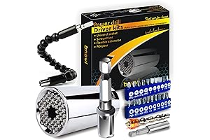 Superbrand Tools: Universal Socket Tool Kit with Wrench, Magnetic Screwdriver, and Bendable Extension Cable