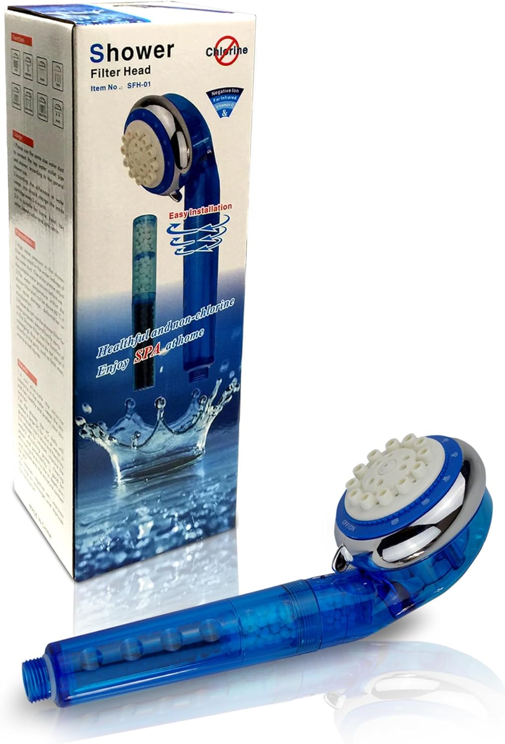 Ronaqua Replacement Cartridge for Filtered Handheld Shower Head with Vitamin C – Reduces Chlorine & Impurities, Prevents Dry Skin & Hair, Easy Installation (4)