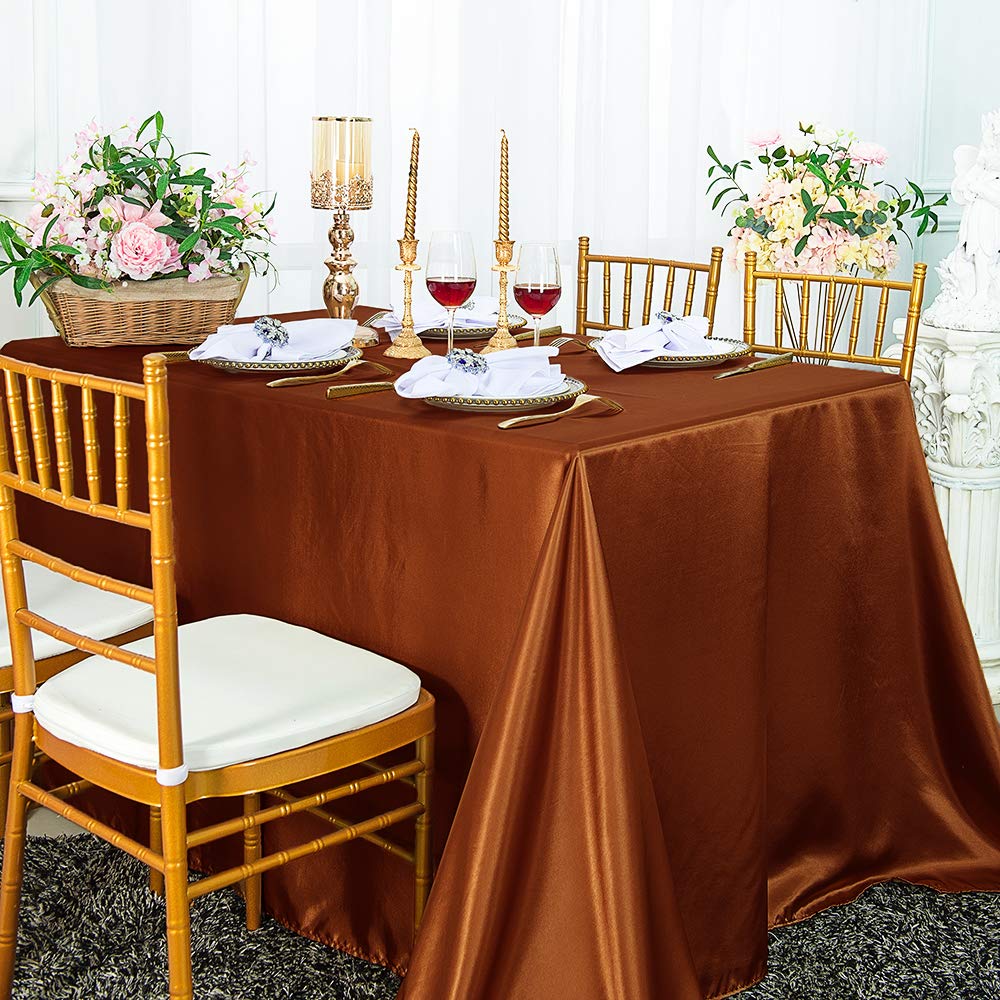 Amazon｜Wedding Linens Inc. 90インチ x 156インチ 長方形 シームレス