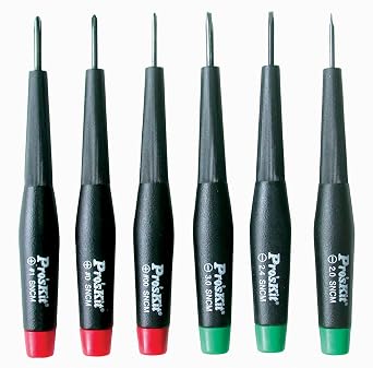 ProsKit 800-149 Precision Screwdriver Set 6 Pc. Flat/Phillips