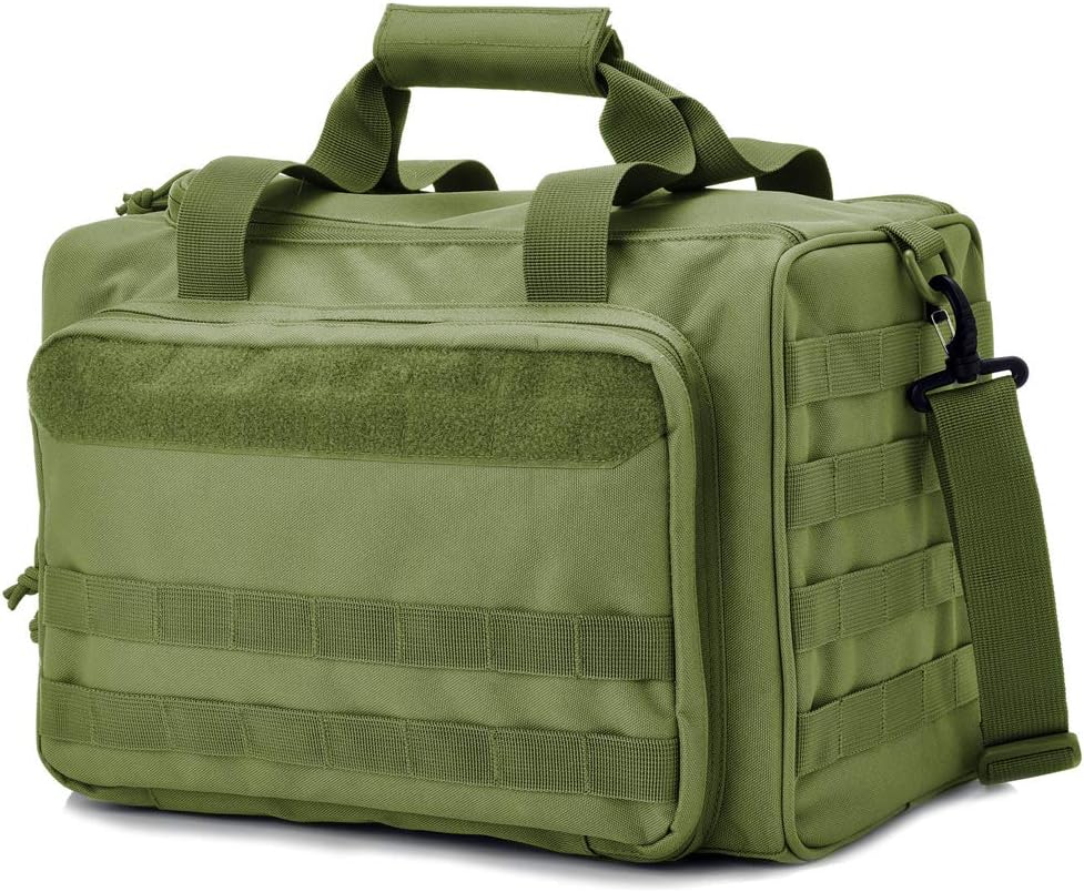 Tactical Gun Range Bag Deluxe Pistol Shooting Range Duffle Bags - Image 2