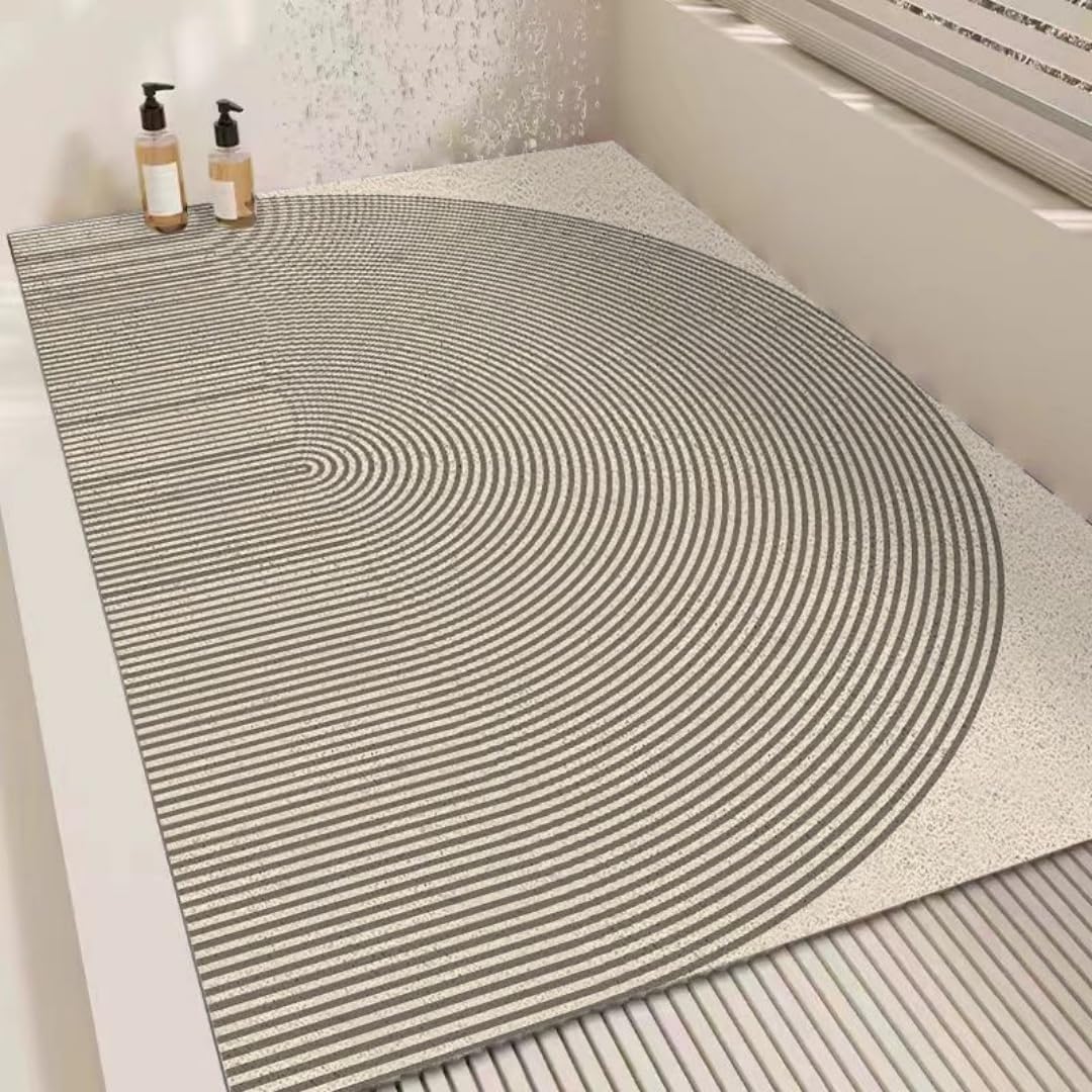 Tapis de Douche antidérapant Tapis Douche – luffa Caoutchouc et Rapide(Style 8,100x120cm)