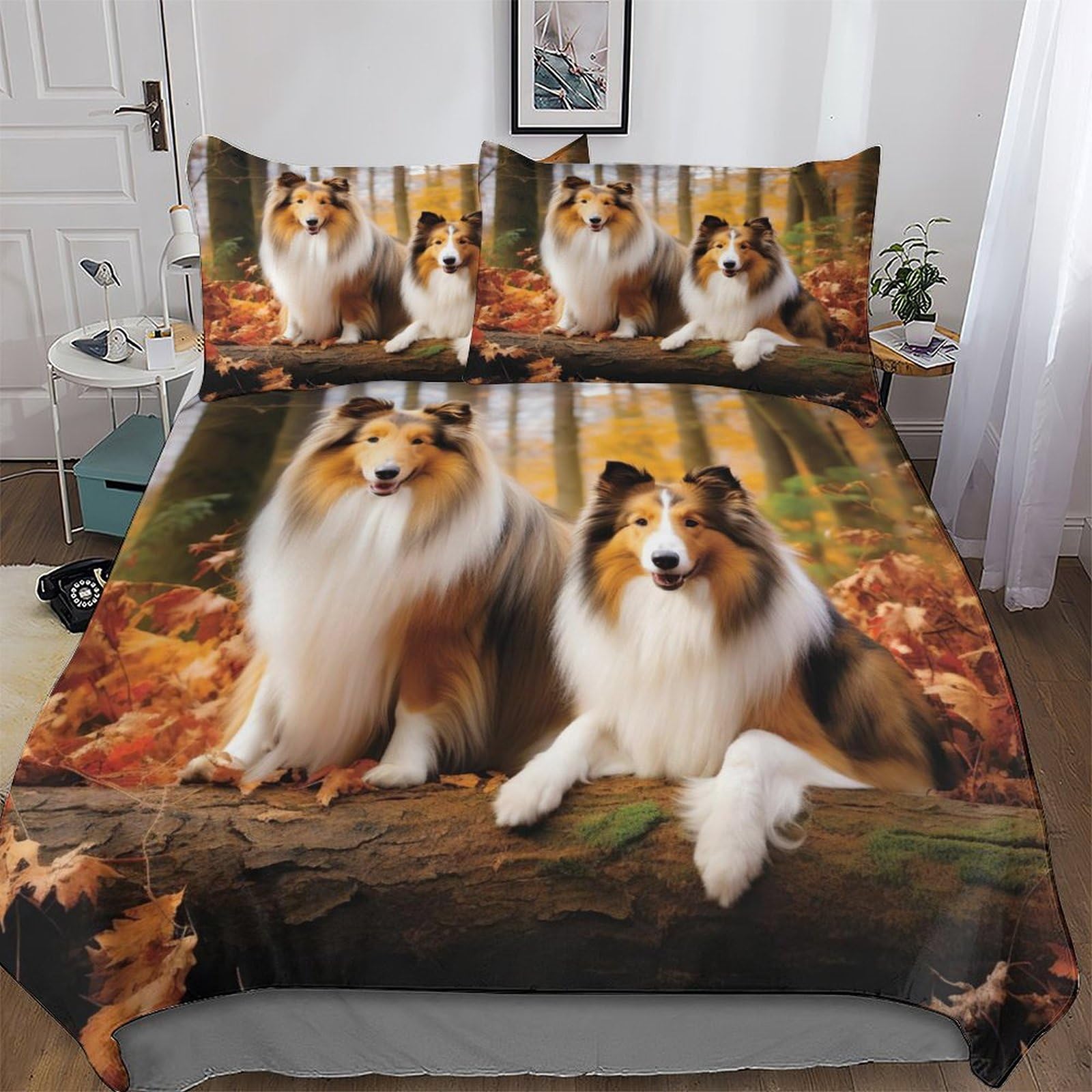 Housse de couette chien facile d'entretien qui ne nécessite aucun repassage