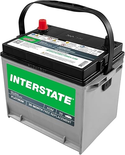 Miniatura 6 de Interstate Batteries Batería automotriz de 12 V 55 Ah (tamaño del grupo 35) 650CCA SLI AGM Reemplazo de batería automática para automóviles, SUV,