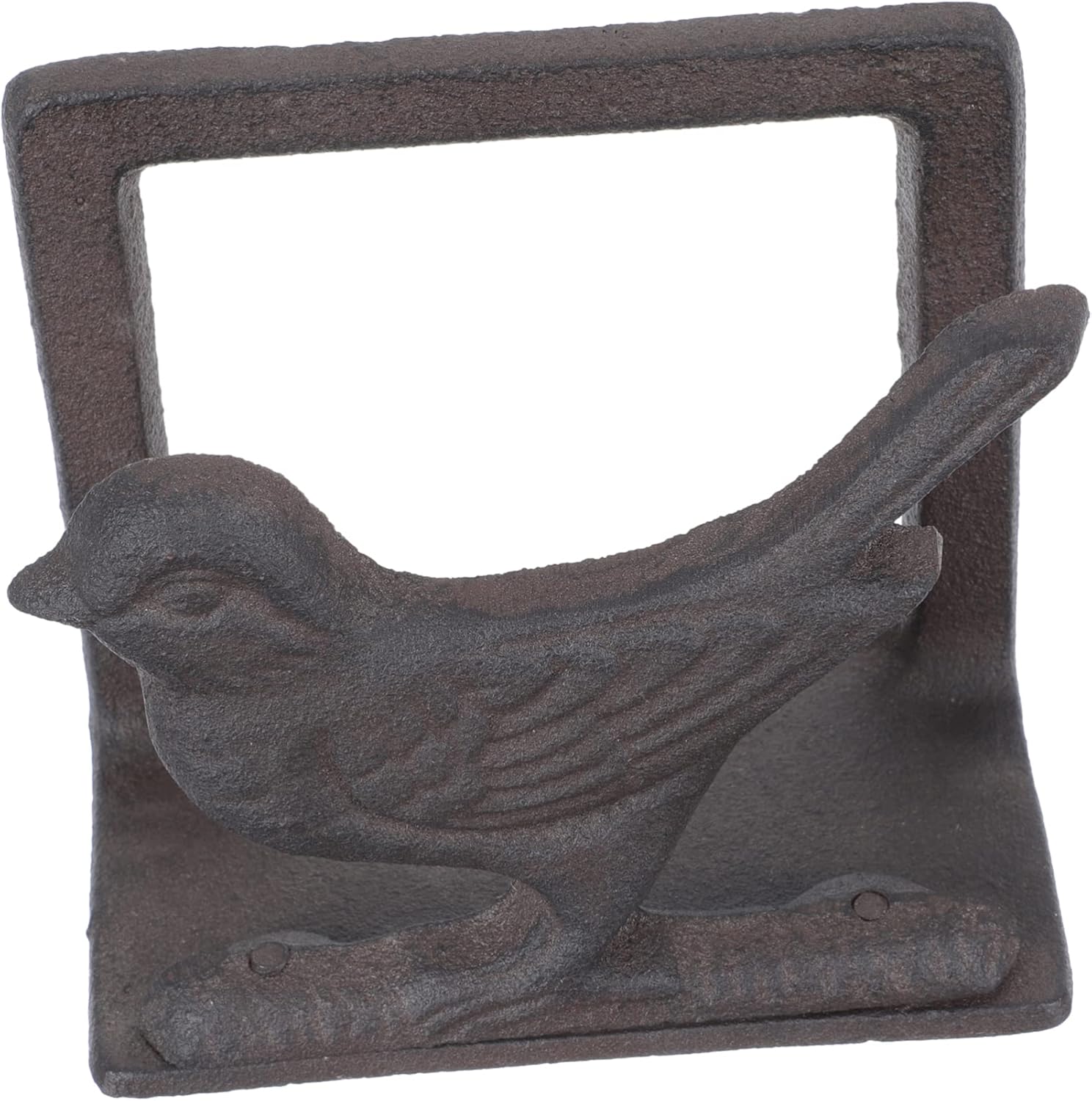 Garneck Vintage Cast Iron Napkin Holder Elegant Design Rustic Table Stand for Kitchen and Dining Animal Shape Napkin Organizer for Parties and Picnics